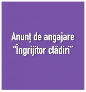 anunt angajare scoala enescu moinesti